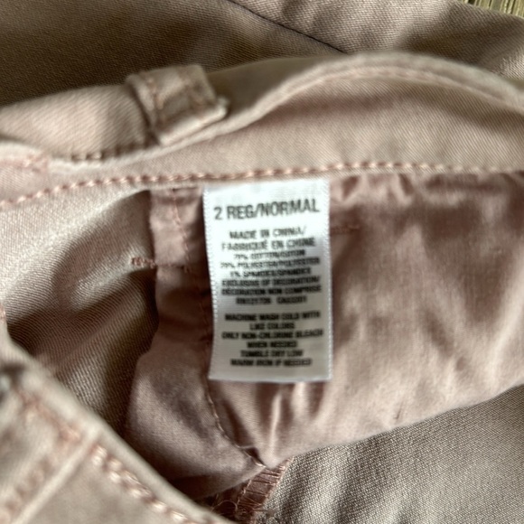 Aeropostale super soft high waisted jeggings in faded pinkish khaki - Picture 3 of 5